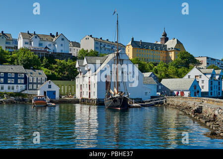 Le musée de la pêche à Ålesund, Norvège, Europe Banque D'Images