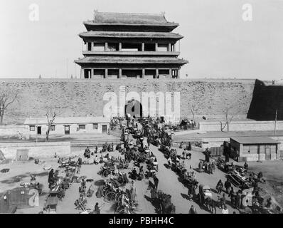 Hata-men Gate, Pékin, Chine, 1890-1923 Province Hopeh Banque D'Images