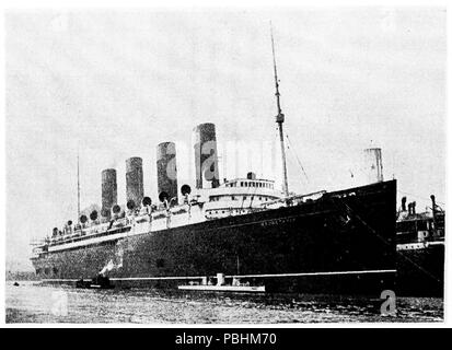 La turbine à vapeur, 1703 - 1911 Figure 1 - Le Turbinia et en Mauritanie Banque D'Images