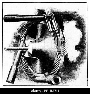 La turbine à vapeur, 1703 - 1911 Figure 4 - Dr de turbine de l'Université Laval. Banque D'Images