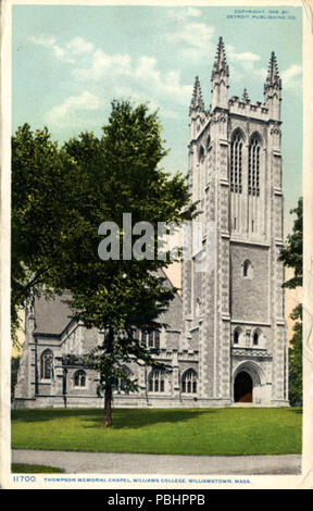 1743 Thompson Memorial Chapel, Williams College (NEN 5073) Banque D'Images