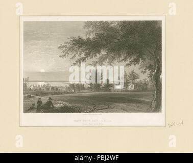 1806 Vue depuis la colline de combat (Gowanus Heights, près de New York (NYPL) b)13512822-420914 Banque D'Images