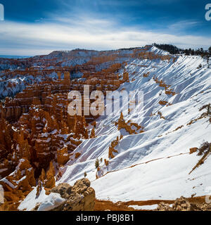 Bryce Canyon Winter Wonderland Banque D'Images