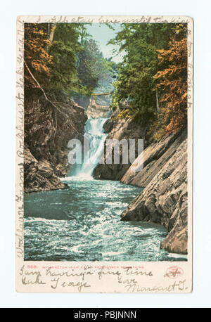 1860 Wilmington High Falls, Lake Placid, N. Y (NYPL b12647398-67938) Banque D'Images