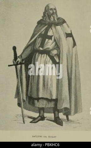 821 Jacques de Molay Banque D'Images