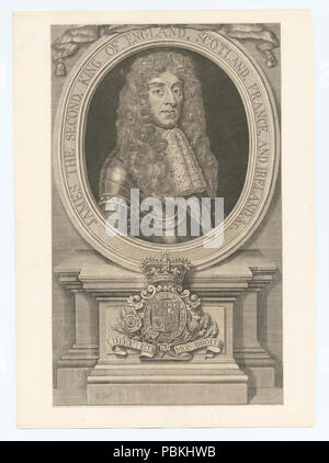 825 James le second, roi d'Angleterre, la France et l'Irlande, Scotlan &amp;c (NYPL b13512825-423141) Banque D'Images