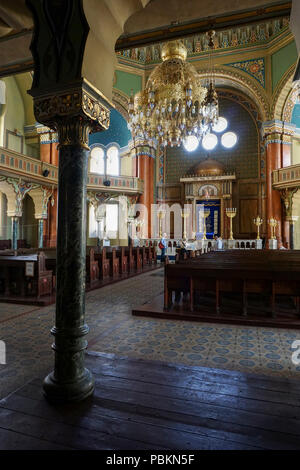 L'intérieur de la Synagogue de Sofia, Bulgarie Banque D'Images