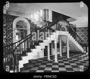 843 Joseph Baril House, 1792 colimaçon Banque D'Images