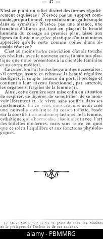 890 Le corset de Toilette - 47 Banque D'Images