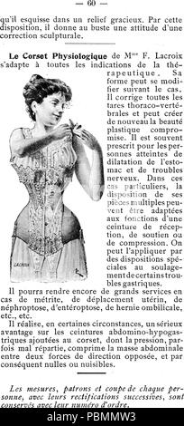 890 Le corset de Toilette - 60 Banque D'Images