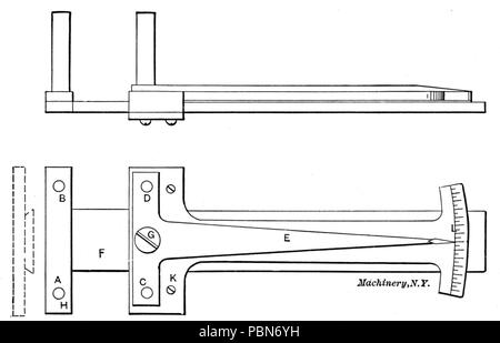 1012 Instruments de mesure (Fig 45) Presse Industrielle Banque D'Images