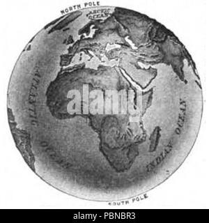 1007 Géographie Maury 026B l'Afrique Banque D'Images