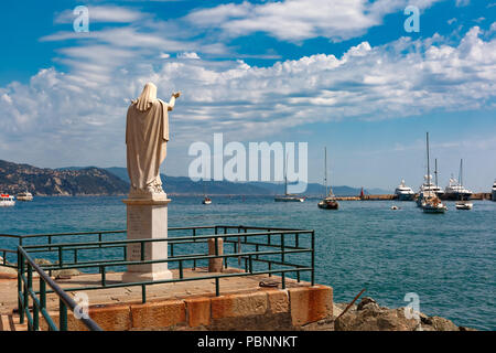 Santa Margherita resort, Riviera Italienne, la Ligurie Banque D'Images