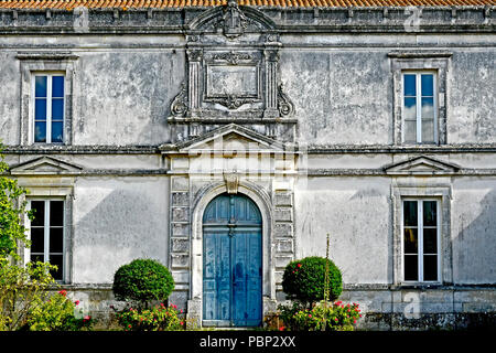 Marennes (Charente-Maritime, France) : ancien tribunal et prison ; früheres Gefängnis und gericht Banque D'Images
