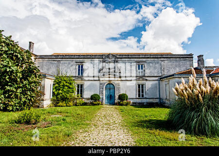 Marennes (Charente-Maritime, France) : ancien tribunal et prison ; früheres Gefängnis und gericht Banque D'Images