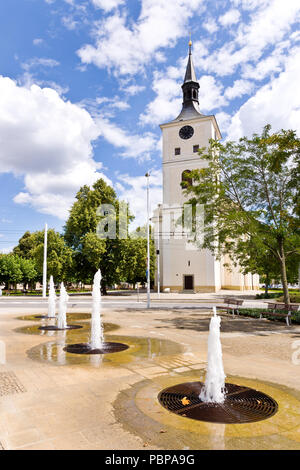 - Kostel Masarykovo Namesti, Lazne Bohdanec, Pardubicky kraj, Česká republika / église, Lazne Bohdanec, spa resort, Pardubice, République Tchèque Banque D'Images