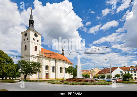 - Kostel Masarykovo Namesti, Lazne Bohdanec, Pardubicky kraj, Česká republika / église, Lazne Bohdanec, spa resort, Pardubice, République Tchèque Banque D'Images