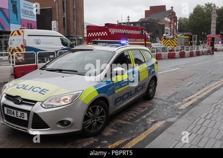 Stratford, Londres, Angleterre, 29 Juillet 2018 Centre commercial de Stratford, l'eau s'arrête principal centre commercial, Brian Duffy Crédit/Alamy Live News Banque D'Images