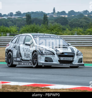 Ash Sutton remporte le British Touring Car Championship 2018 Round 6, course 2 - Snetterton, Royaume-Uni 29 Juillet 2018 (C) Guy Swarbrick Banque D'Images