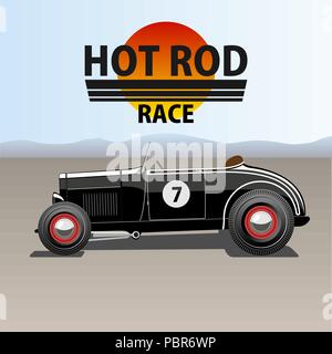 Voiture hot rod Illustration de Vecteur