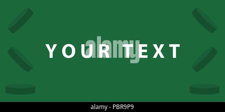 Fond vert monétaire en différents styles d'illustration vectorielle Illustration de Vecteur