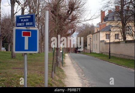 AJAXNETPHOTO. LOUVECIENNES, FRANCE. - Voir peint par peintre impressionniste Alfred Sisley 1839-1899 'CHEMIN DE LA MACHINE, LOUVECIENNES, 1873." Photo:JONATHAN EASTLAND/AJAX REF:60904 289 Banque D'Images