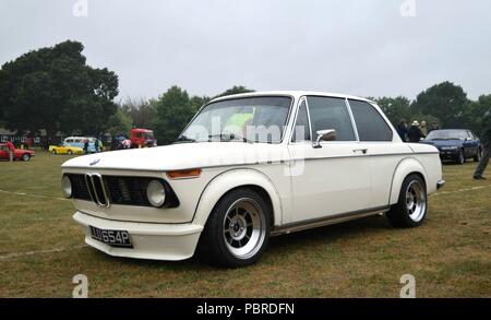 BMW 2002 Turbo Classic Car Banque D'Images