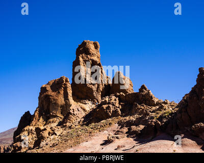 Le Mont Teide est la troisième plus haute structure volcanique et plus volumineux dans le monde après le Mauna Loa et le Mauna Kea à Hawaii. Banque D'Images