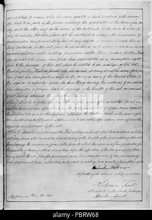 Loi du 20 mai 1862 (Homestead Act), Droit public 37-64 (12 392) STAT., 05-20-1862 - 05-20-1862, Page 4 de 4 Banque D'Images