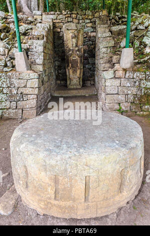 Ruines de Copan, un site archéologique de la civilisation Maya, Honduras Banque D'Images