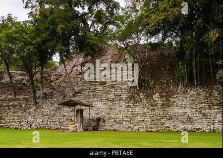 Ruines Maya de Copan, un site archéologique de la civilisation Maya, Honduras Banque D'Images