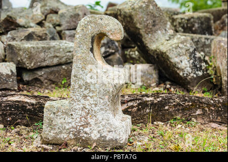 Les ruines de la civilisation maya de Copan, un site archéologique de la civilisation Maya, Honduras Banque D'Images