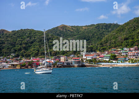 Île de Taboga a également appelé l'île aux fleurs près de Panama City Panama Banque D'Images