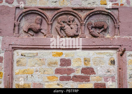 Collégiale Saint Michel-et-Gangolphe à Lautenbach est une commune française, située dans le département du Haut-Rhin, Alsace, France. Banque D'Images