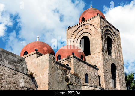 San Giovanni degli Eremiti, Palerme, Sicile, Italie Banque D'Images