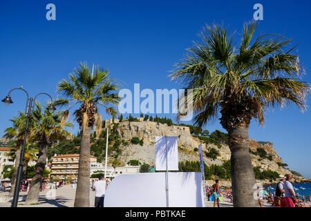 Promenade des Lombards, Cassis, Bouches-du-Rhône, France Banque D'Images