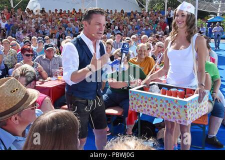 Rust, Allemagne, 29 juin 2018, l'ARD TV-Show 'immer wieder Sonntags' mit Stefan Mross, Crédit : mediensegel/Alamy Live News Banque D'Images