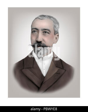 Anatole France 1844 - 1924 Porte-parole du poète, romancier français Banque D'Images