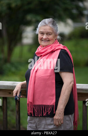 États-unis : 2018 : Journaliste Margaret Morton de Leesburg Virginia. (Photo par Douglas Graham/Loudoun maintenant) Banque D'Images