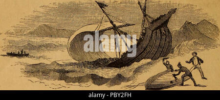 "L'homme sur la mer : ou, une histoire de l'aventure maritime, d'exploration et de la découverte, dès le plus jeune âge à l'heure actuelle..." (1858) Banque D'Images