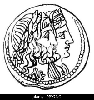 164 Dione et Zeus - Roscher 1,1 p. 1029 Banque D'Images