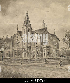 7 L'angle de l'Avenue de Pearson, Hull , 1920 Banque D'Images