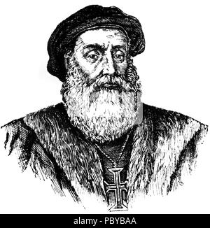 Vasco da Gama 626 dans l'histoire d'Ellis de l'United States Banque D'Images