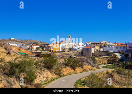 Los Cerricos, petite ville rurale de l'Andalousie, Espagne Banque D'Images