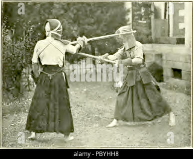 208 combattants du Japon kendo point inopportun et résultat Banque D'Images