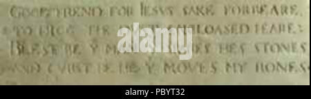 251 Grabinschrift-Shakespeare Banque D'Images