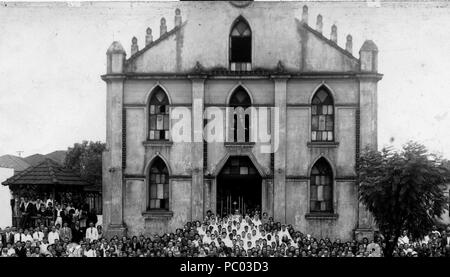 292 Igreja Matriz de Ourinhos SP 1940 Banque D'Images