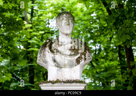 Gaius Julius Caesar, buste à douves Nordkirchen Palace, Allemagne Banque D'Images