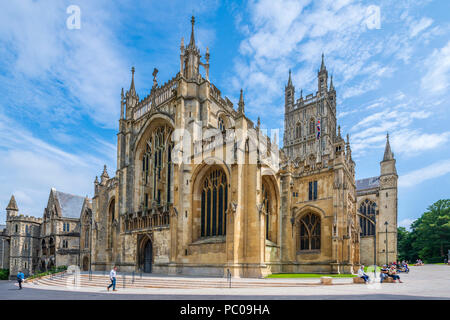 La cathédrale de Gloucester, Glucestershire, Angleterre, Royaume-Uni, Europe Banque D'Images