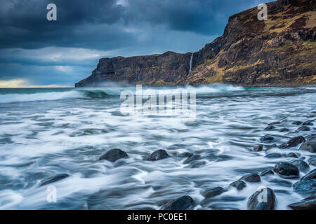 Talisker Bay, île de Skye, Hébrides intérieures, Ecosse, Royaume-Uni, Europe Banque D'Images